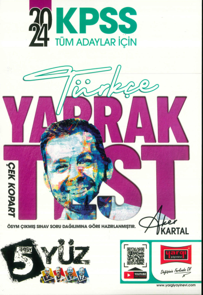 TÜRKÇE ÇEK KOPAR YAPRAK TEST (5YÜZ) Fotokopinci -