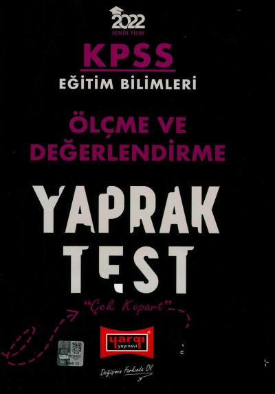 ÖLÇME VE DEĞERLENDİRME YAPRAK TEST Fotokopinci -