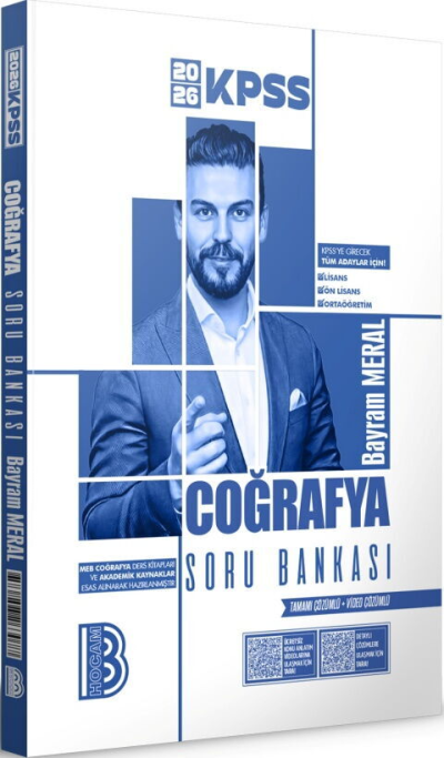 2026 KPSS Coğrafya Tamamı Çözümlü Soru Bankası Benim Hocam Yayınları Fotokopinci -