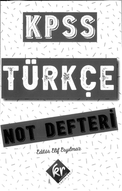 KPSS TÜRKÇE NOT DEFTERİ TAMAMI EL YAZIMI Fotokopinci -