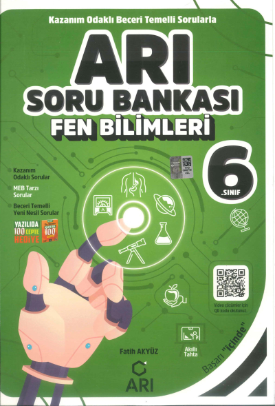 6. Sınıf Fen Bilimleri Soru Bankası Arı Yayınları Fotokopinci -