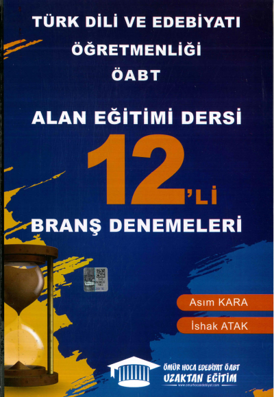 ALAN EĞİTİM DERSİ 12 Lİ BRANŞ DENEMELERİ Fotokopinci -