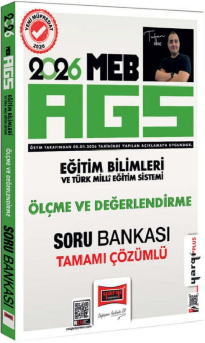 2026 MEB AGS Eğitim Bilimleri ve Türk Milli Eğitim Sistemi Ölçme ve Değerlendirme Soru Bankası Yargı Yayınları Fotokopinci -