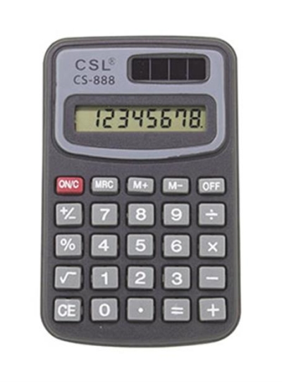 CSL CS-888 8 Hane Cep Tipi Hesap Makinesi Fotokopinci -