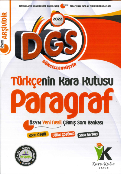 TÜRKÇENİN KARA KUTUSU PARAGRAF