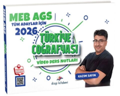 2026 MEB-AGS Coğrafya Konu Anlatımlı Kazım Sayın Dizgi Kitap Yayınları Fotokopinci -