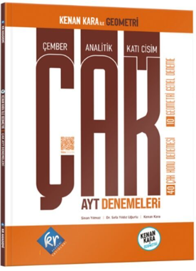 Kenan Kara İle ÇAK AYT Denemeleri KR Akademi Yayınları Fotokopinci -