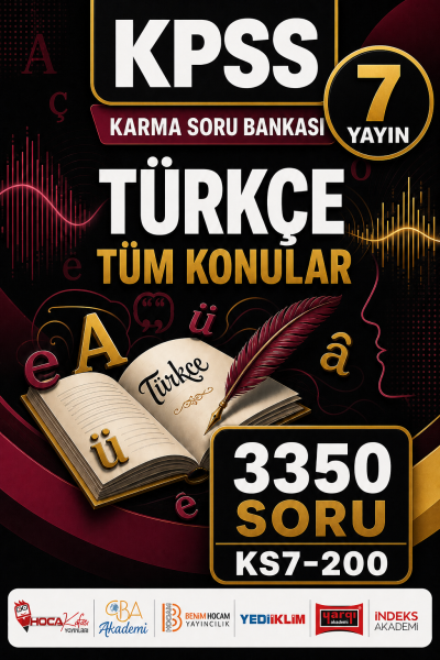 Türkçe Tüm Konular 7 Yayın 3350 Soru Fotokopinci -