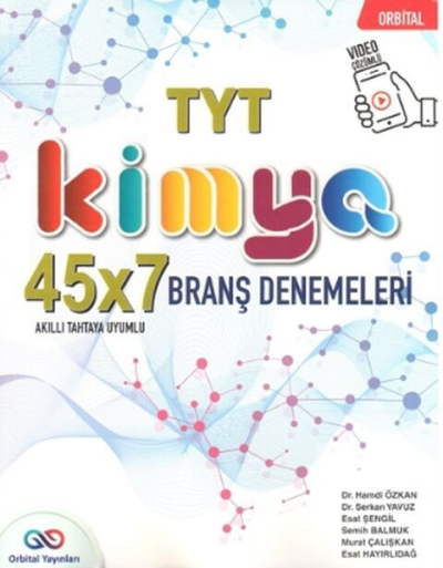 TYT Kimya 45 x 7 Branş Denemeleri Fotokopinci -