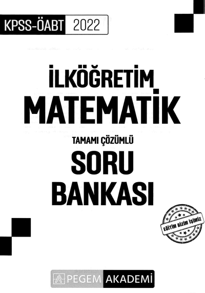İLKÖĞRETİM MATEMATİK TAMAMI ÇÖZÜMLÜ SORU BANKASI Fotokopinci -