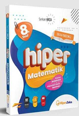 8. Sınıf Hiper Matematik Konu Anlatımlı & Etkinlikli Soru Bankası Hiper Zeka