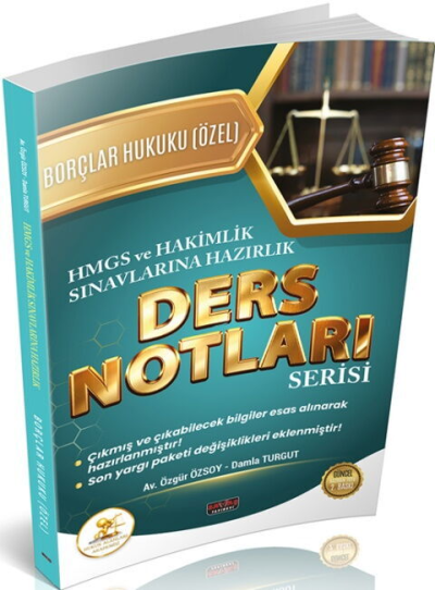 HUKAL HMGS HAKİMLİK Borçlar Hukuku Özel Hükümler Ders Notları Savaş Yayınları Fotokopinci -
