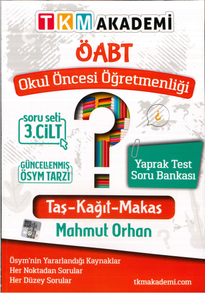 TAŞ-KAĞIT-MAKAS ÇÖZÜMLÜ SORU BANKASI 3. CİLT