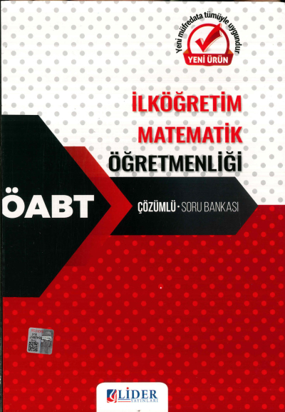 İLKÖĞRETİM MATEMATİK ÖĞRETMENLİĞİ ÇÖZÜMLÜ SORU BANKASI Fotokopinci -