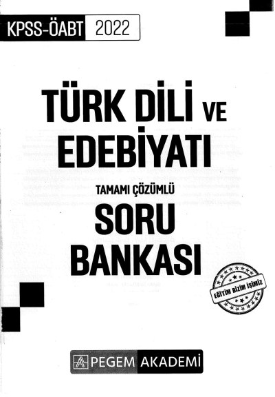 TAMAMI ÇÖZÜMLÜ SORU BANKASI Fotokopinci -