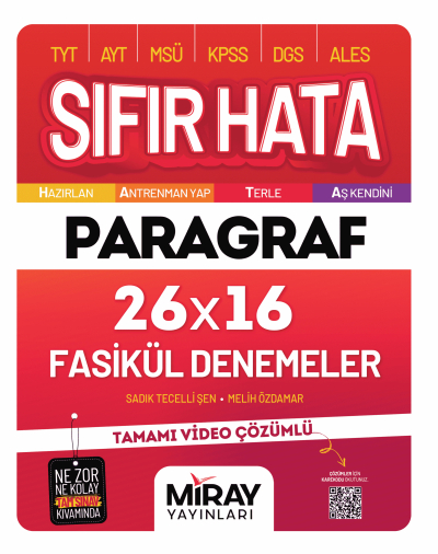 Sıfır Hata Paragraf 16 Deneme Miray Yayınları Fotokopinci -