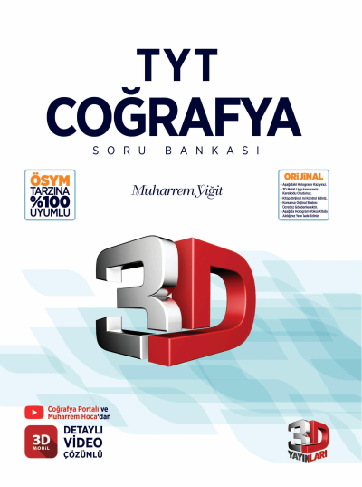 3D TYT COĞRAFYA SORU BANKASI Fotokopinci -