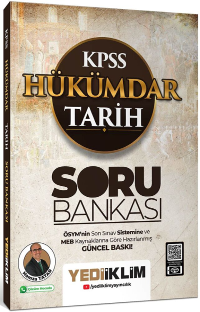 KPSS Tarih Hükümdar Soru Bankası Yediiklim Yayınları Fotokopinci -
