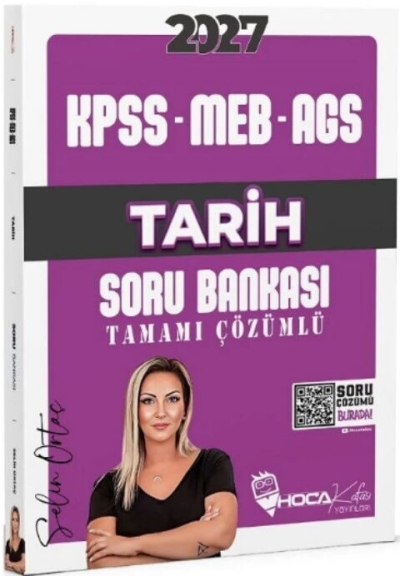 KPSS MEB-AGS Tarih Soru Bankası Çözümlü Hoca Kafası Yayınları Fotokopinci -