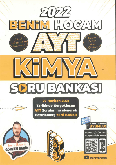 AYT Kimya Soru Bankası Fotokopinci -