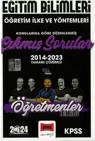 ÖĞRETİM İLKE VE YÖNTEMLERİ 2014-2023 TAMAMI ÇÖZÜMLÜ ÇIKMIŞ SORULAR (ÖĞRETMENLER EKİBİ) Fotokopinci -