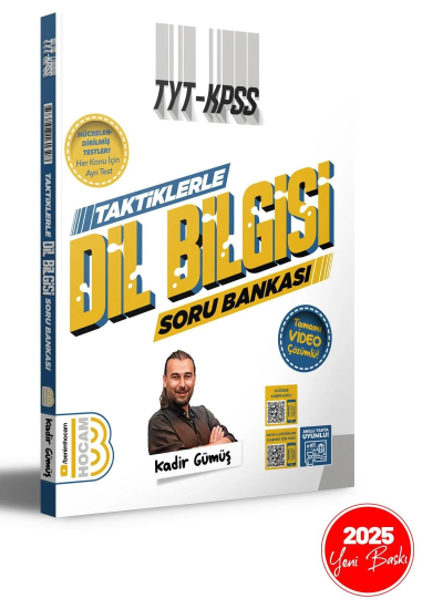 TYT - KPSS Taktiklerle Dil Bilgisi Tamamı Video Çözümlü Soru Bankası Benim Hocam Yayınları Fotokopinci -