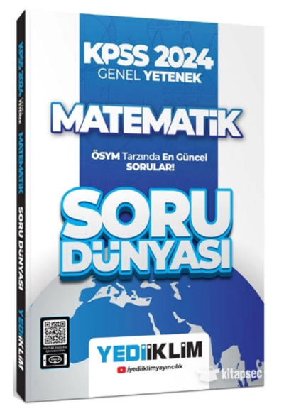 2024 KPSS Matematik Soru Dünyası Soru Bankası Yediiklim Yayınları Fotokopinci -
