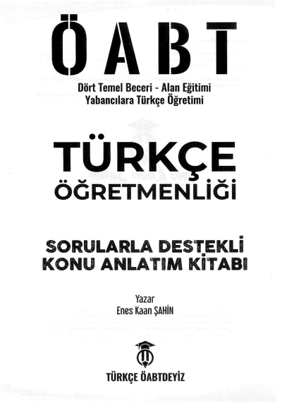 TÜRKÇE ÖĞRETMENLİĞİ SORULARLA DESTEKLİ KONU ANLATIM KİTABI Fotokopinci -