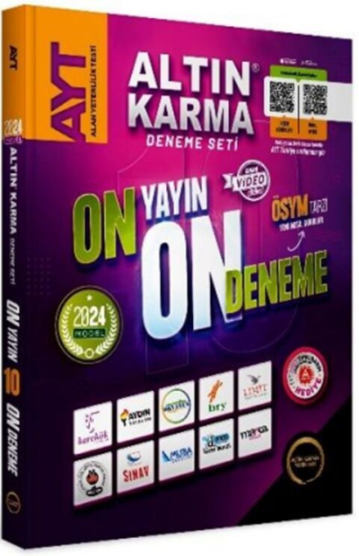 AYT 10 Farklı Yayın 10 Farklı Deneme Altın Karma