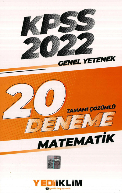 MATEMATİK 20 DENEME ÇÖZÜMLÜ Fotokopinci -