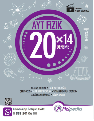AYT Fizik 20 x 14 Deneme Fizipedia Yayınları