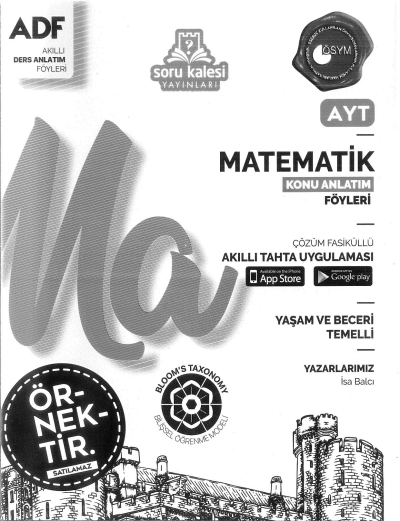 AYT MATEMATİK KONU ANLATIM FÖYLERİ Fotokopinci -