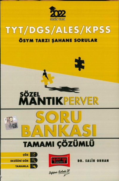 ÖSYM TARSI ŞAHEN SORULAR SÖZEL MANTIK PERVER SORU BANKASI Fotokopinci -