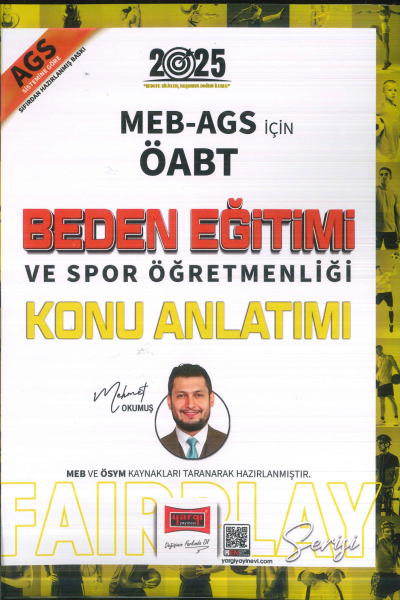 2025 MEB-AGS ÖABT Beden Eğitimi ve Spor Öğretmenliği Konu Anlatımı Fairplay Serisi Yargı Yayınları