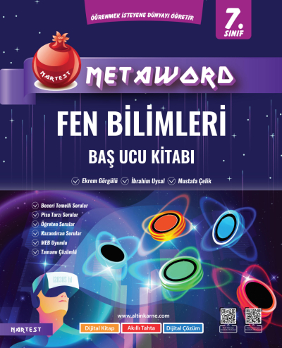 7. Sınıf Metaword Fen Bilimleri Nartest Yayınları
