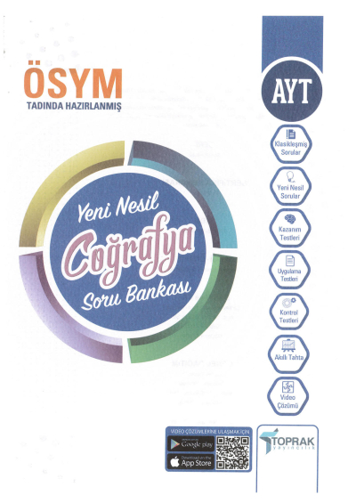 AYT YENİ NESİL COĞRAFYA SORU BANKASI