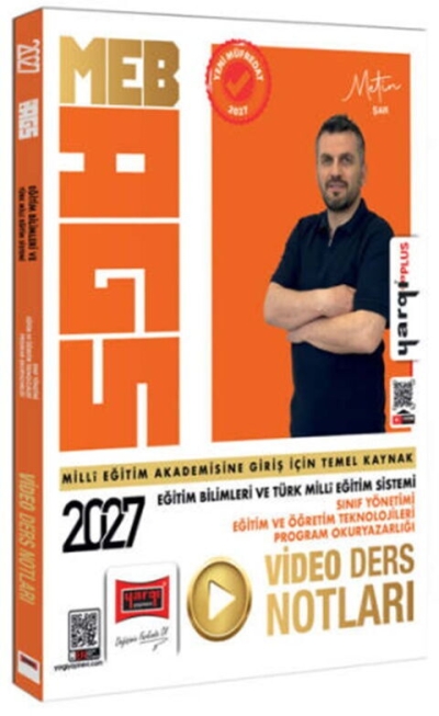 MEB-AGS Eğitim Bilimleri ve Türk Milli Eğitim Sistemi Video Ders Notları - Metin Şar Yargı Yayınları Fotokopinci -