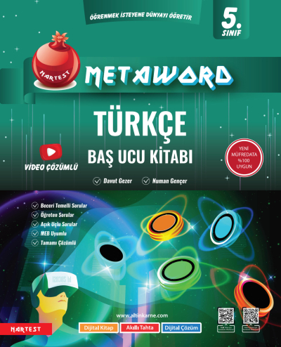 5. Sınıf Metaword Türkçe Baş Ucu Kitabı Nartest Yayınevi