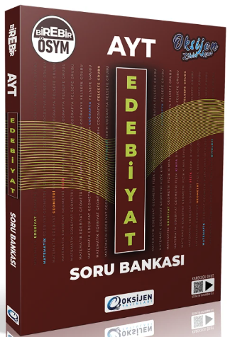 AYT Edebiyat Soru Bankası Çözümlü Oksijen Yayınları Fotokopinci -