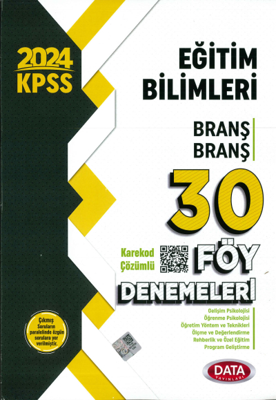 BRANŞ BRANŞ 30 DENEME KAREKOD ÇÖZÜMLÜ TÜM DERSLER Fotokopinci -