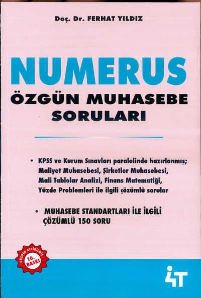 NUMERUS ÖZGÜN MUHASEBE SORU BANKASI