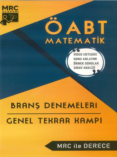 ÖABT İLKÖĞRETİM MATEMATİK BRANŞ DENEMELERİ GENEL TEKRAR KAMPI MRC İLE DERECE Fotokopinci -