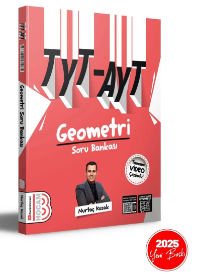 2025 TYT AYT Geometri Tamamı Video Çözümlü Soru Bankası Benim Hocam Yayınları Fotokopinci -