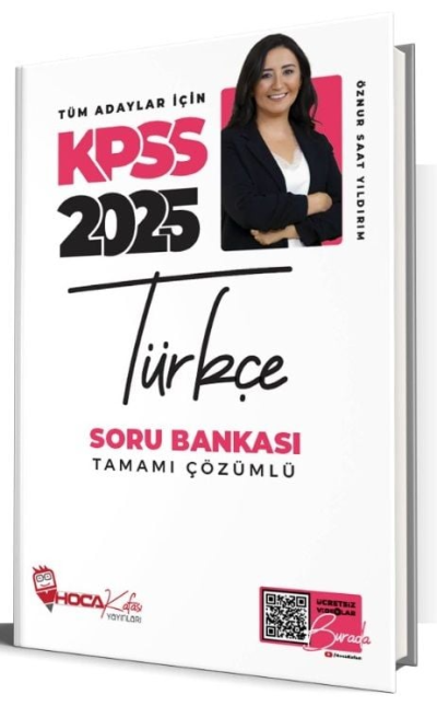 2025 KPSS Türkçe Tamamı Çözümlü Soru Bankası Hoca Kafası Yayınları Fotokopinci -