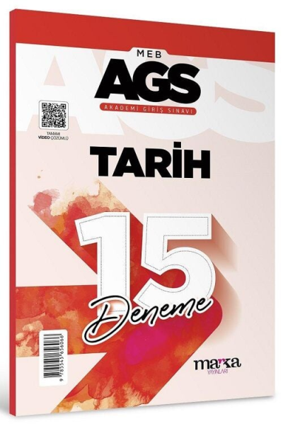 2025 MEB AGS Tarih 15 Deneme Tamamı Video Çözümlü Marka Yayınları Fotokopinci -