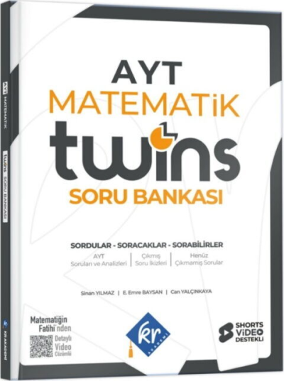 2027 AYT Twins Matematik Soru Bankası KR Akademi Fotokopinci -