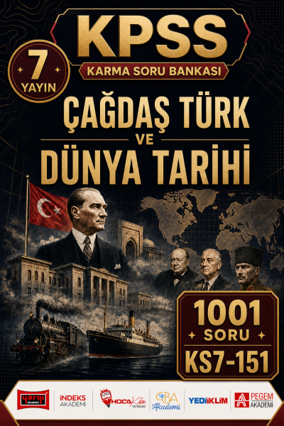 Çağdaş Türk ve Dünya Tarihi 7 Yayın 1001 Soru Fotokopinci -