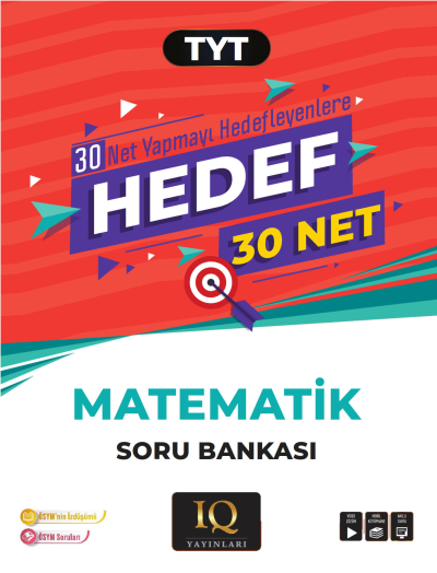 TYT Matematik Hedef 30 Soru Bankası IQ Yayınları