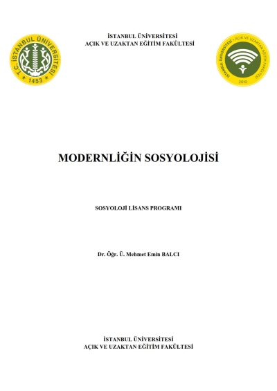 Modernliğin Sosyolojisi Fotokopinci -