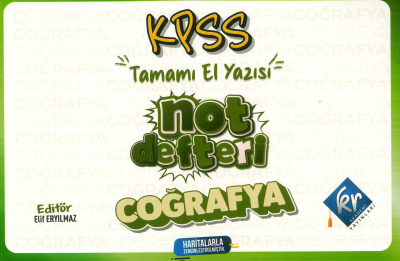 COĞRAFYA TAMAMI EL YAZISI NOT DEFTERİ